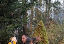 Cat Rescued From Wildfire Becomes Instant Friends With The Man Who Saved Him