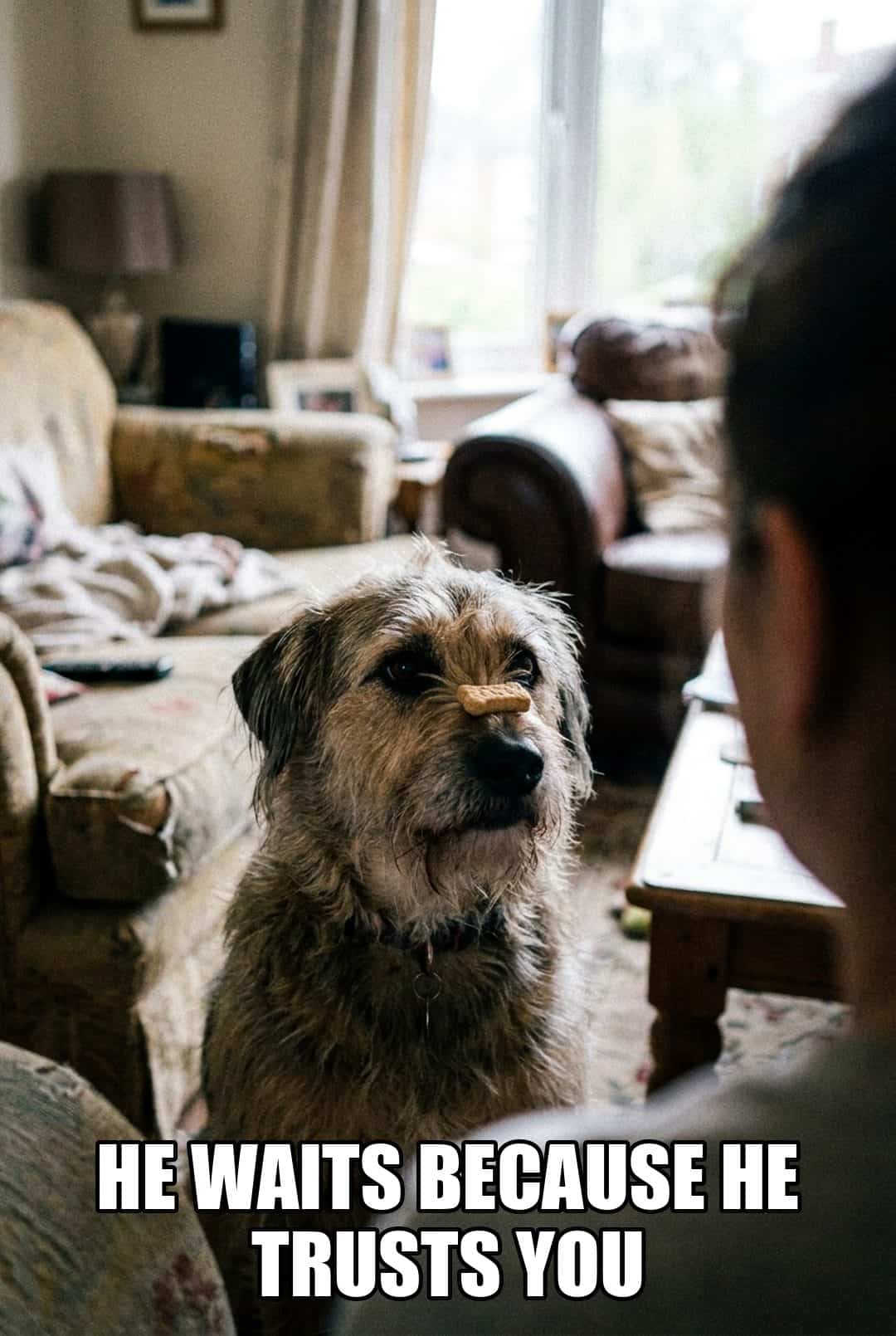 he waits because he trusts you