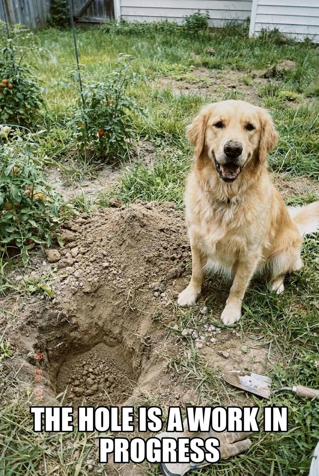 the hole is a work in progress